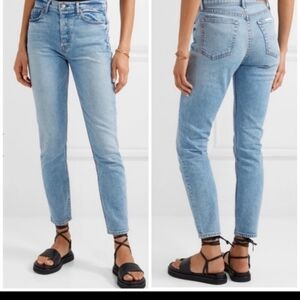 grlfrnd karolina high-rise skinny jeans in on the